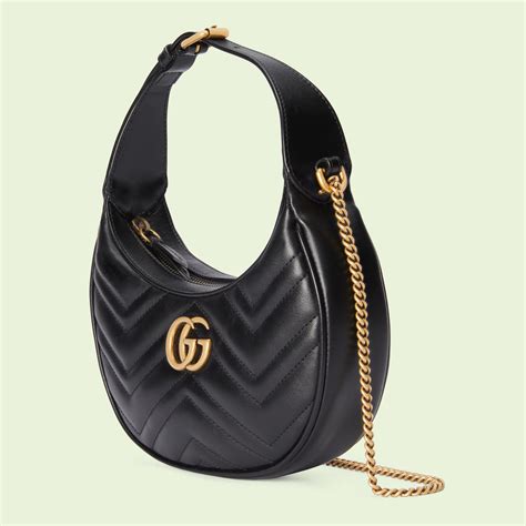 gucci half moon marmont|what makes gucci marmont bag.